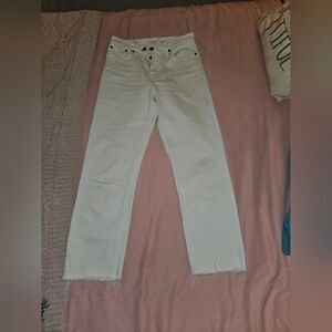 Women’s Levi's Wedgie Straight  White  Jeans